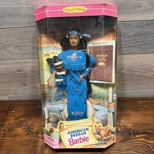 American Indian Barbie Doll American Stories Series 1996 Mattel NIB NRFB 17313